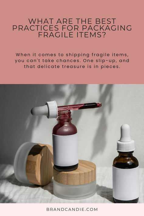 What are the best practices for packaging fragile items by Brand Candie | Elevating Brands with Purpose | based worldwide | helping you create an impactful and authentic business. Explore the best practices for packaging fragile items to ensure they arrive safely and in perfect condition. Read the Blog. packaging fragile items, best practices, protective packaging, shipping tips, fragile item care, packaging techniques, safe shipping, packaging materials, product protection, shipping practices Innovative Packaging, Small Business Packaging Ideas, Small Business Packaging, Best Practice, Packaging Material, Protective Packaging, Packaging Solutions, Practical Advice, Brand Strategy