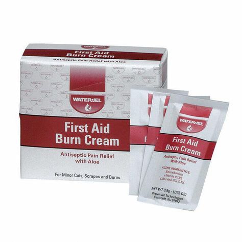 Find many great new & used options and get the best deals for Waterjel First Aid Burn Care 0.9 gm Pain Relief Cream 25/Box (1 Box) - MS-60765 at the best online prices at eBay! Free shipping for many products! Burn Cream, Burn Care, Burn Relief, Lower Back Pain Exercises, Benzalkonium Chloride, Pain Relief Cream, Foil Packets, Mailing Envelopes, Insect Bites