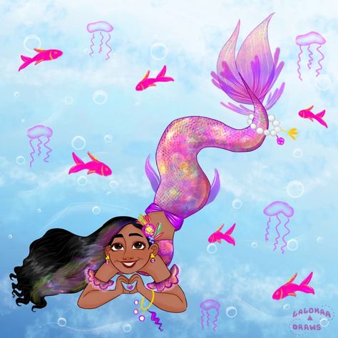 Lintushadow Art, Song Of The Sea, Mermaid Drawings, Mlp My Little Pony, Mermaid Art, Mystical Creatures, My Little Pony, Black And Brown, Mermaid