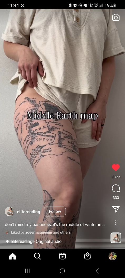 Hobbit Tattoo, Dark Skin Tattoo, Anniversary Tattoo, Lotr Tattoo, Lord Of The Rings Tattoo, Earth Tattoo, Tattoo Apprenticeship, Map Tattoos, Ring Tattoos