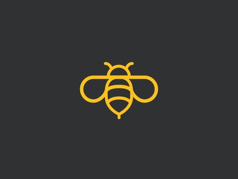 Logo Bee, Pattern Tattoos, Working Bee, Honey Logo, Bee Images, Worker Bee, Honey Packaging, Bee Friendly, Bee Tattoo