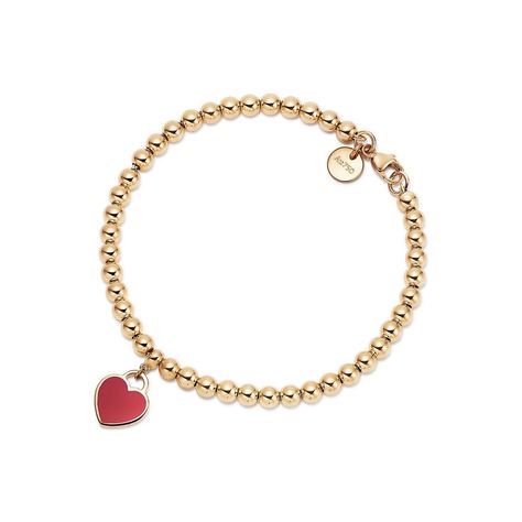 Tiffany Bracelet, Tiffany And Co Bracelet, Tiffany And Co Necklace, Tiffany Bracelets, Return To Tiffany, Rose Gold Charms, Stackable Bangles, Heart Tag, Gold Bracelet For Women