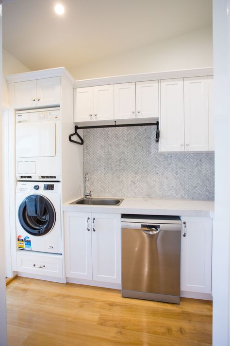 Combined Butlers Pantry Laundry, Laundry And Butlers Pantry, Kitchen And Laundry Combined Ideas, Combined Laundry And Pantry, Laundry Butlers Pantry Combo, Laundry Kitchen Combo, Laundry Butlers Pantry, Kitchen And Laundry Combined, Scullery Laundry Combined