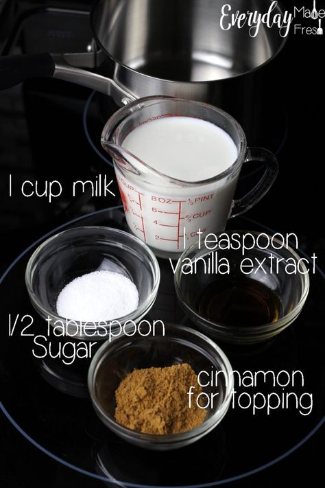 Vanilla Steamer Recipe Starbucks, Milk Steamer Recipes, Steamer Drink Recipes, Vanilla Steamer, Steamed Milk At Home, Starbucks Vanilla Bean Frappuccino, Milk Steamer, Nonalcoholic Drinks, Caffeine Free Drinks