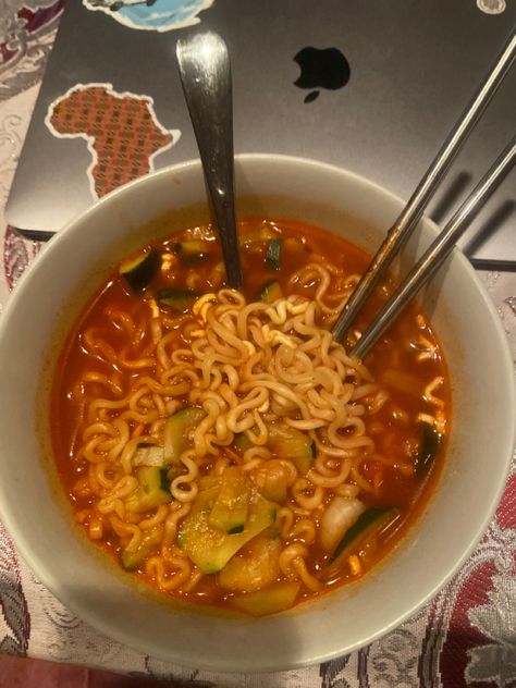 #ramen #noodles #latenightsnack Late Night Ramen, Ramen Buldak, Cooking Aesthetic, Late Night Snacks, Interesting Food, Ramen Noodles, Interesting Food Recipes, Korean Food, Aesthetic Food