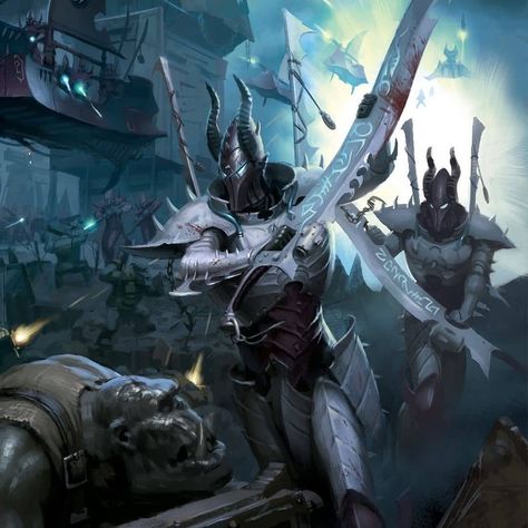 Art of Warhammer on Instagram: “The Drukhari or "Dark Ones" in the Aeldari Lexicon, also known to outsiders as the Dark Eldar, are the forsaken and corrupt Aeldari kindred…” Warhammer 40k Dark Eldar, Warhammer Eldar, Eldar 40k, Dark Eldar, Warhammer Paint, Fantasy Heroes, Warhammer 40k Art, Super Dark, Age Of Sigmar