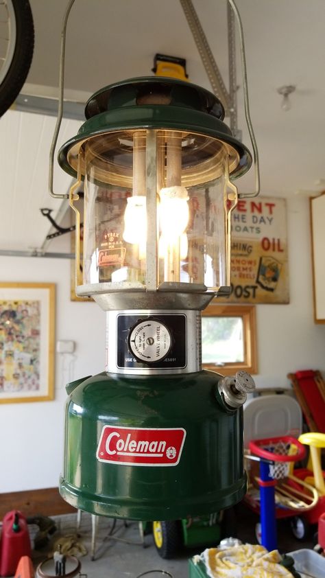 Coleman 220J January 1976 $8 What Cheer  August 2018 Coleman Lamp, Coleman Lanterns, Coleman Camping, Coleman Lantern, Gas Lanterns, Camping Gear, Vintage Antiques, Lanterns, Lamps