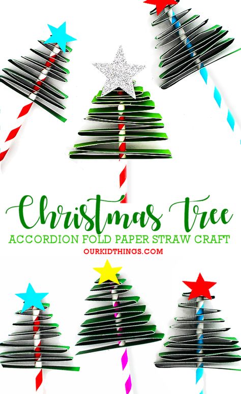 Paper Strip Christmas Tree Craft #Christmas #christmastreecraft #papercraft #kidscraft #kidcrafts Christmas Tree Ideas For Kids, Paper Straws Crafts, Craft Tree, Christmas Ideas For Boyfriend, Christmas Tree Craft, Straw Crafts, Paper Bird, Xmas Theme, Paper Craft Ideas