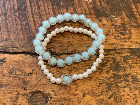 Cute pearl bracelet sets in teal ,pink , blue and yellow , with more colours coming soon! $15 per set #graciesfunkyshop #bracelet #tiktok #viral Cute Pearl Bracelet, Bracelet Sets, Tiktok Viral, Blue And Yellow, Pearl Bracelet, Bracelet Set, Pink Blue, Coming Soon, Bracelet