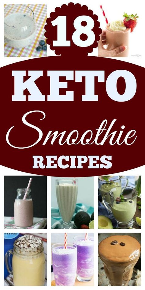 Filling Smoothie, Desayuno Keto, Keto Shakes, Keto Smoothie, Keto Smoothie Recipes, Low Carb Drinks, Ninja Blender, Make Breakfast, Low Carb Diets