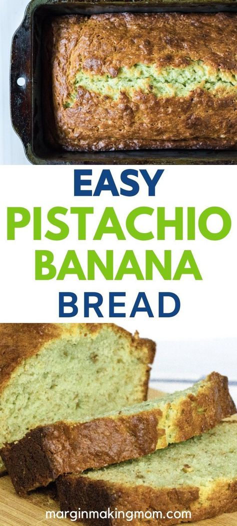 Pistachio Recipes Desserts, Banana Bread Moist, Pistachio Bread, Instant Pot Freezer Meals, Pistachio Dessert, Pistachio Recipes, Banana Bread Recipe Moist, Vegan Banana Bread, Banana Bread Recipe