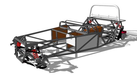 A mash up of the McSorley 442, the Rorty IRS, and Gibbs (Haynes) Roadster. E-mail me at AirmanPower@aol.com if you can help make this model better.        R1 Shock and Drop Spindle by Killernoodle    Steering Rack  and Disc Brakes by Terradog        McSorely.net    Rortydesigns.au    locostusa.com #Caterham #locost #lotus Lotus Sports Car, Lotus 7, Chassis Fabrication, Crate Motors, Frame 3d, Lotus Car, Car Frames, Racing Simulator, 7th Heaven