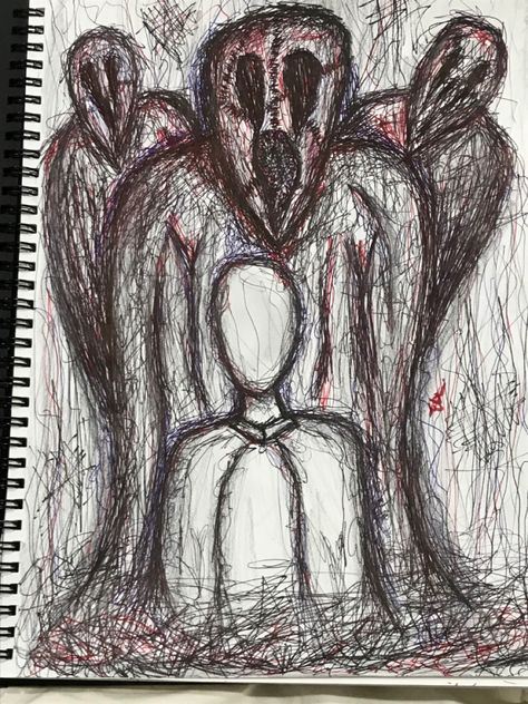 Scary Drawings, Creepy Drawings, Rude People, Scribble Art, Meaningful Drawings, Bad Behavior, Deep Art, Sketchbook Art Journal, Dark Art Drawings