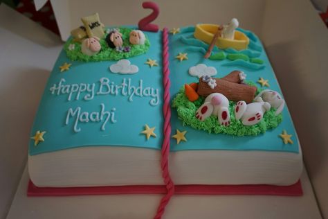 Nursery Rhyme Birthday Cake Bible Cake, Fondant Tutorial, Baby Birthday Cakes, Nursery Rhyme, Baby Birthday, Nursery Rhymes, Birthday Cakes, 2nd Birthday, 1st Birthday