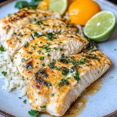 Easy Lime And Herb Orange Roughy Orange Roughy Recipes Baked, Marinade Fish, Orange Roughy Recipes, Oven Baked Fish, Fish Entrees, Peach Pound Cakes, Fish Marinade, Citrus Fish, White Fish Recipes