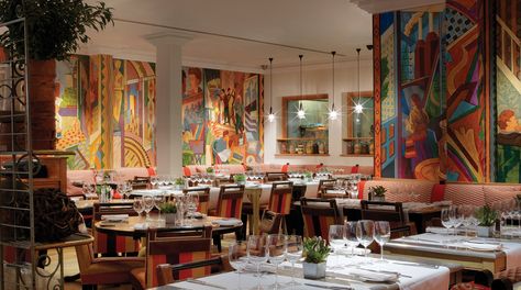 Firmdale Hotels - Oscar Bar & Restaurant Charlotte Street Hotel, Ivy Restaurant, Ham Yard Hotel, Firmdale Hotels, Charlotte Street, Asian Garden, Best Boutique Hotels, Restaurant Concept, London Hotels