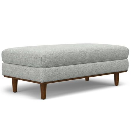 Let the Morrison Large Rectangular Ottoman play a large role in making your living room a comfortable, functional space. Sturdy yet lightweight enough to easily reposition as needed, this large ottoman multitasks with ease. Push it close to a couch or sofa and its a supremely luxurious footrest. Positioned in front of a sofa, its a spacious ottoman coffee table for placing beverages or playing a board game with friends. Speaking of entertaining guests, this living room ottoman offers convenient and comfy extra seating. To give your living room or family room a complete look, pair this ottoman with one of our matching Morrison Sofas. Size: Large Ottoman/Mist Grey.  Color: Gray. Snacks Board, Bedroom Benches, Rectangular Ottoman, Comfy Place, Large Ottoman, Poufs & Ottomans, Ottoman Coffee, Functional Space, Ottoman Coffee Table