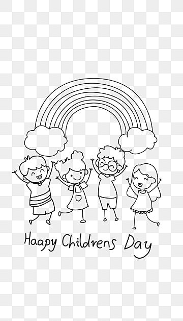 children clipart,clipart black and white,children's day,child,line drawing,graffiti,stick figure,children,line draft,six one Drawing On Children's Day, Children's Day Drawing Ideas, Children's Day Drawing, Drawings Of Children, Children's Day Craft, Rainbow Color Background, Children Clipart, Wing Drawing, Drawing Graffiti