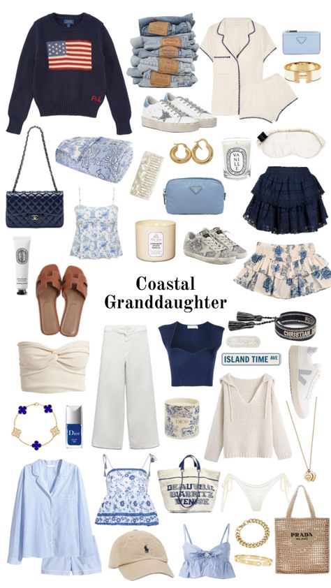 Hamptons Outfit, Coastal Fashion, Preppy Fashion, Gamine Style, Coastal Granddaughter, Honeymoon Outfits, Outfit Collage, Trendy Summer Outfits, Stockholm Fashion