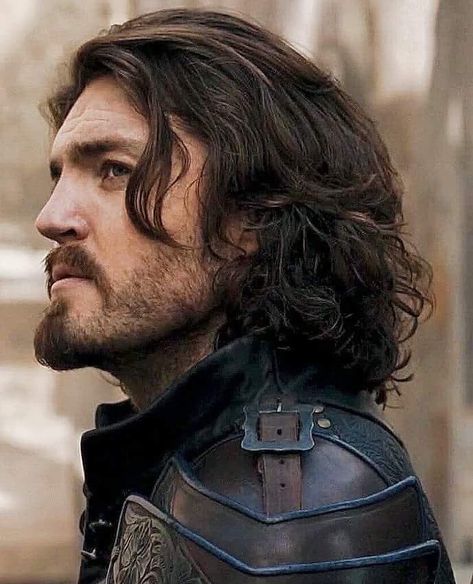 Marek Alexander Dumas, The Musketeers Tv Series, Musketeers Bbc, Bbc Musketeers, Ripper Street, Arthurian Legend, Tom Burke, Men's Long Hairstyles, The Three Musketeers