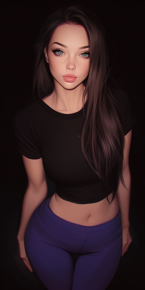 Created with Midjourney Ai #Character #Fantasy #Anime #cartoon #cyberpunk #sci-fi Comic Hot Character, Girly Art Illustrations Style, Beautiful Art Female, Older Woman Art, Cartoon Cyberpunk, Female Wallpaper, Cyberpunk Women, Female Character Design Brunette, Cartoon Women