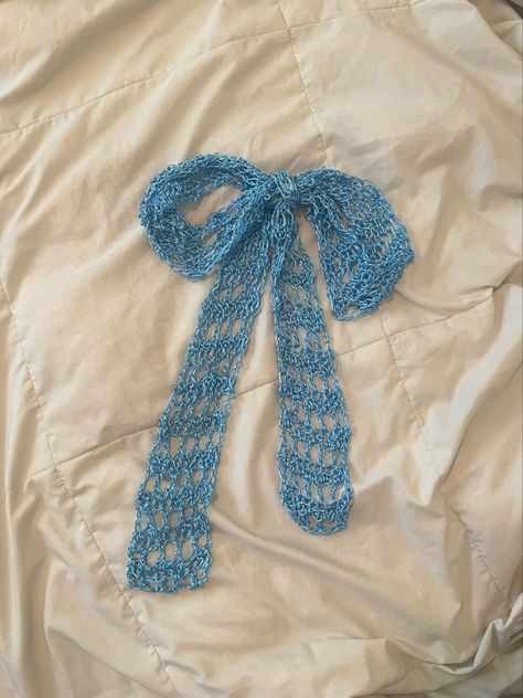 Crochet Ribbons, Pattern Crochet Sweater, Hairstyles Crochet, Free Crochet Baby Blanket, Dainty Crochet, Ribbon Crochet, Crochet Ribbon, Crochet Accessory, Crochet Tie