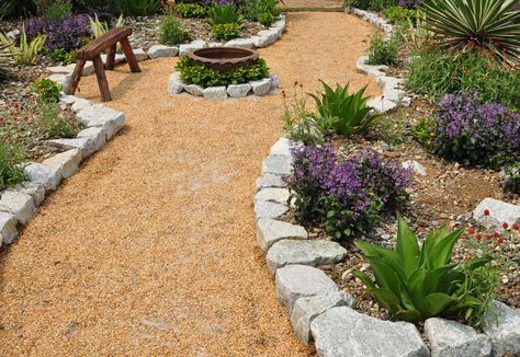 History of Xersicape - FiveSTAR Landscaping Sacramento Drought Tolerant Landscape Design, Landscaping Rocks, Drought Resistant Landscaping, Xeriscape Landscaping, Australian Garden Design, Cheap Landscaping Ideas, Florida Landscaping, Drought Tolerant Landscape, Australian Garden