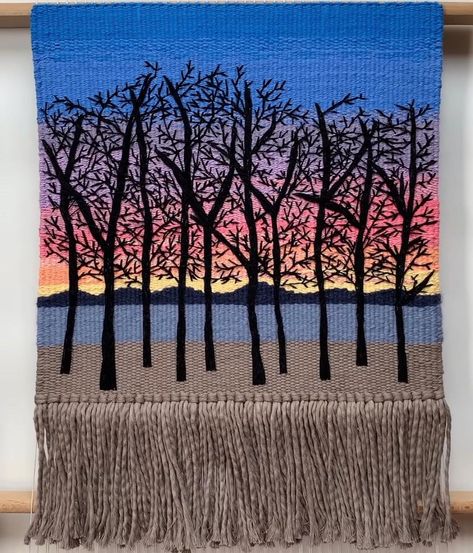 Framed Weaving, Macrame Weaving, Weave Shop, Palm Trees, Moose Art, Macrame, Weaving, Trees, Forest