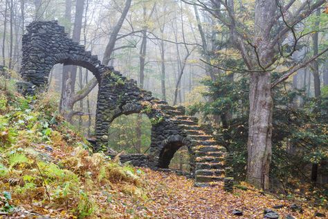 Discover 75 hidden attractions, cool sights, and unusual things to do in New Hampshire from Madame Sherri's Castle to Pinball Wizard. Eerie Places, Pinball Wizard, Abandoned Castles, Outdoors Tattoo, Backpacking Europe, Unusual Things, Bora Bora, Spain Travel, Charleston Sc