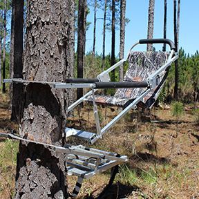 Deer stand windows