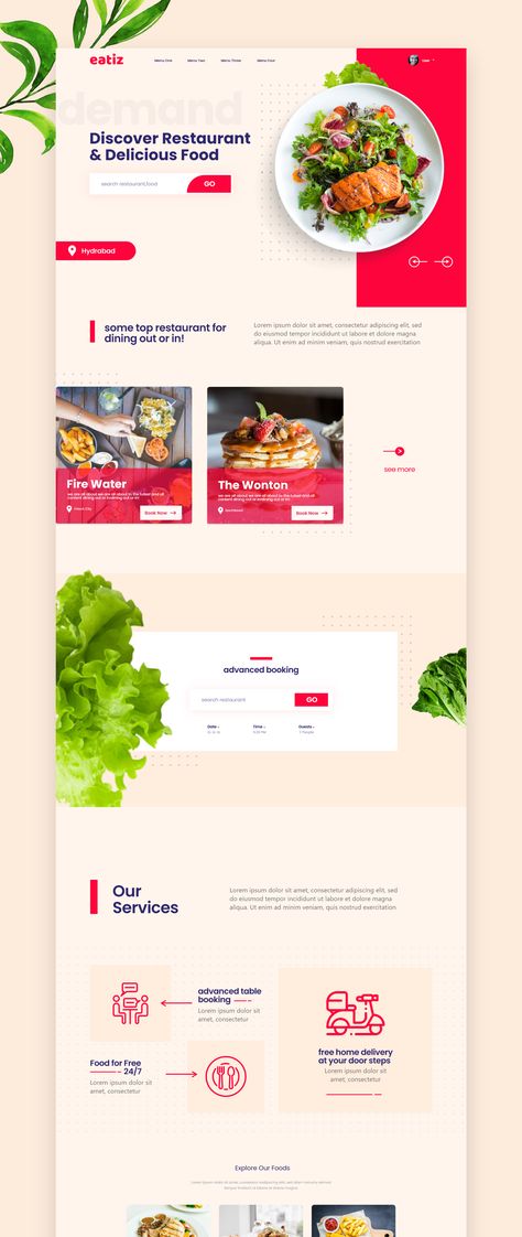 Food Restaurant Website Design, Restaurants Website Design, Franchise Website Design, Sauce Website Design, Restaurant Website Design Landing Pages, Restaurant Landing Page Design, Food Website Design Layout, Restaurant Landing Page, Food Website Layout