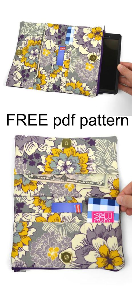 Free Wallet Pattern Pdf, Wallet Patterns To Sew Free, Sew Wallet Pattern Free, Phone Wallet Pattern, Cute Effect, Diy Wallet Pattern, Wallet Pattern Free, Wallet Sewing Pattern, Sew Wallet