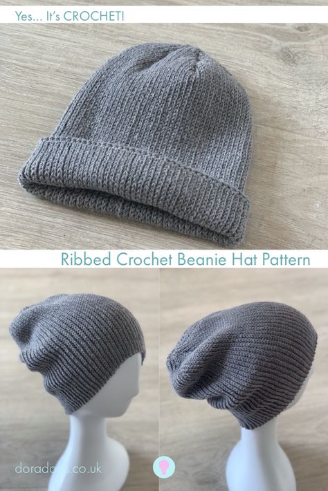 Crochet Men’s Slouchy Beanie, Cuffed Beanie Crochet Pattern Free, Crochet Lightweight Beanie, Crochet Binie Hat, Crochet Hipster Beanie, Knit Look Crochet Hat Pattern Free, Winter Beanie Crochet Pattern Free, Crochet Skater Beanie, Fisherman Hat Crochet Pattern