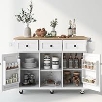 White Kitchen Cart, Drop Leaf Kitchen Island, Mobile Kitchen Island, Countertop Cabinet, Rolling Kitchen Cart, Kitchen Island On Wheels, Island Cart, Rolling Kitchen Island, Contemporary Kitchens