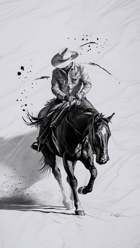 https://noohapou.com/4/8051321 Wild West Tattoo, West Tattoo, Horse Tattoo Design, Cowboy Tattoos, Arthur Morgan, Horse Tattoo, Elegant Tattoos, Cow Boy, S Tattoo