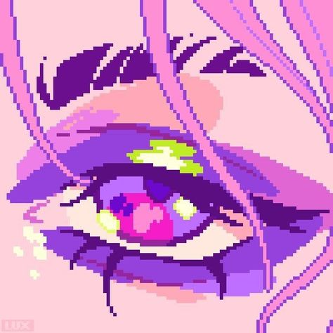 Trippy Pixel Art, Cyberpunk Pixel Art, Paper Icon, Anime Pixel, Pixel Art Background, Cool Pixel Art, Aesthetic Eyes, Cute Easy Drawings, Beautiful Drawings