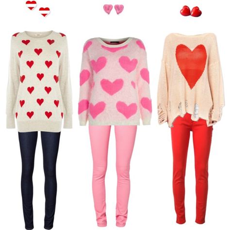 "Valintines Day" Valentine Outfits, Valintines Day, Valentines Day Outfits, Cute Valentines Day Outfits, Red And White Outfits, New Fashion Clothes, Cute Valentines Day, Sweet Clothes, Fancy Dress Outfits