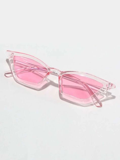 Pretty Sunglasses, Fancy Glasses, Glasses Trends, Funky Glasses, Kacamata Fashion, Pink Glasses, Acrylic Frame, Trendy Glasses, Cute Sunglasses