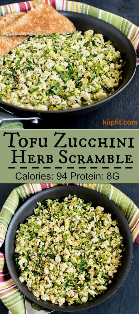 Eggs With Zucchini, Tofu Zucchini, Tofu Scrambled Eggs, Quick Brunch, Indian Comfort Food, Cooking With Fresh Herbs, Grated Zucchini, Gluten Free Breakfast, Tofu Dishes