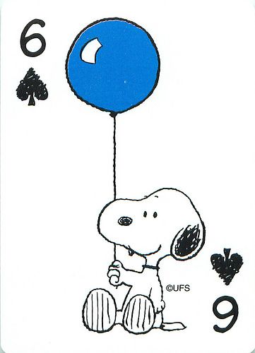 Snoopy Playing Cards | Snoopy comic playing card six. | Mark Anderson | Flickr Cartoon Cards, Snoopy Birthday Party, Diy Playing Cards, Snoopy Birthday, Snoopy Comics, Thanksgiving Pictures, Playing Cards Art, Snoopy Images, Peanuts Cartoon