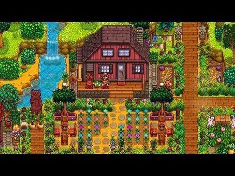 Stardew Meadowlands, Stardew Valley Layout, Pop Pop, Summer Tour, Stardew Valley, 00 00, Farmhouse, Layout