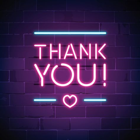 Thank you neon sign vector | free image by rawpixel.com / NingZk V. Online Shopping Ideas, Thank You Wallpaper, Hashtags For Likes, Thank You Images, Thank You Sign, Neon Sign Art, Bible Verse Background, Tip Jar, Angel Cards Reading