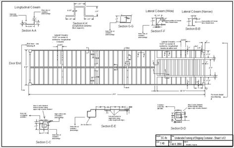 https://flic.kr/p/8P2XzA | Shipping Container Drawings Container Drawing, Shipping Container Dimensions, Container Van, Iso Container, Shipping Container Architecture, Shipping Container Design, Home Engineering, Sea Containers, Used Shipping Containers