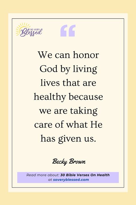 Nourish your body, mind, and soul with these 30 uplifting Bible verses on health. Your Body Is A Temple Bible Verse, Temple Quotes, Psalm 103 2, Your Body Is A Temple, Psalm 6, Jeremiah 33, Uplifting Bible Verses, Proverbs 12, Jesus Heals