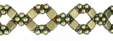 Deb Roberti's Diamond Tila Bracelet & Earrings Bead Tutorials, Beading Tutorials, Bead Designs, Bead Weaving, Loom, Seed Beads, Beading, Hobbies, Weaving