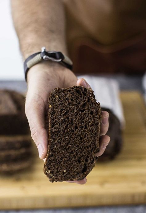 ULTIMATE Dark Rye Bread | How To Make The Best Bread EVER Black Russian Bread, Dark Rye Bread Recipe, Russian Bread, Dark Rye Bread, Rye Bread Recipe, Open Sandwiches, Brown Bread Recipe, Russian Honey Cake, Rye Sourdough