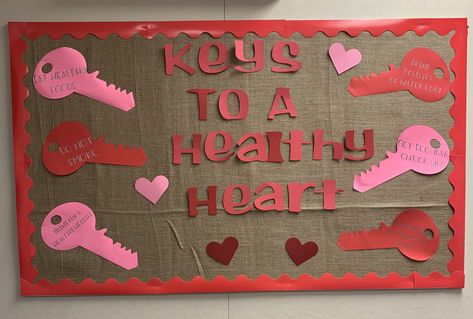 Health Board Ideas, Healthcare Bulletin Boards, Heart Healthy Bulletin Board Ideas, Heart Health Bulletin Board Ideas, Heart Health Bulletin Boards, Public Health Bulletin Board Ideas, Heart Bulletin Board Ideas, Nurse Office Bulletin Board Ideas, Physical Therapy Bulletin Board Ideas