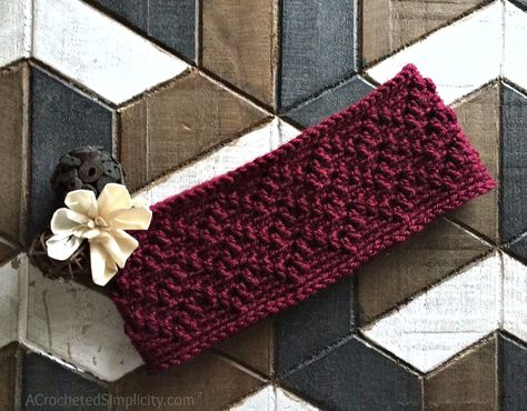 Ultimate List of Crochet Ear Warmer Patterns | Ned & Mimi Ear Warmer Crochet, Crochet Ear Warmer Pattern, Stitch Ears, One Skein Crochet, Chevron Crochet, Crochet Cable, Crochet Ear Warmer, Quick Crochet, Red Heart Yarn