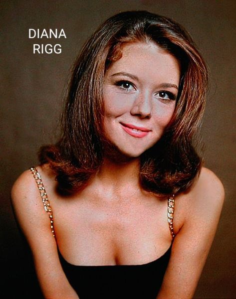 DIANA RIGG Dianna Rigg, Diana Riggs, Patrick Macnee, Dame Diana Rigg, Colleen Camp, The Painted Veil, George Lazenby, Catherine Bach, Avengers Girl