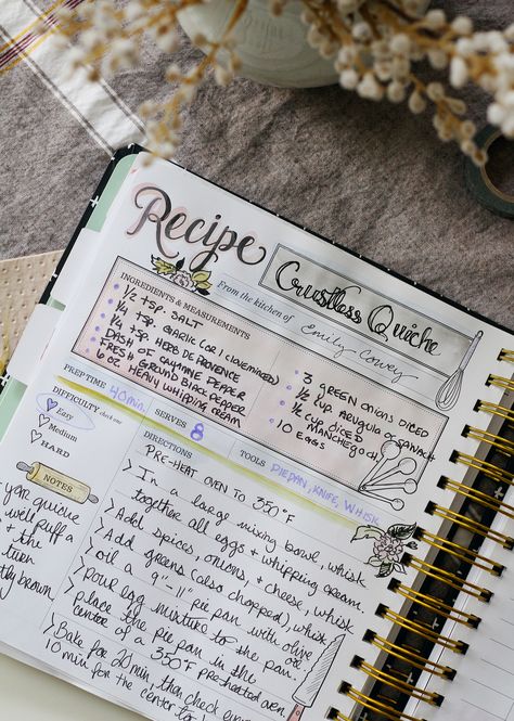 Recipe Writing Ideas, Cookbook Journal Ideas, Recipe Design Ideas, Home Made Recipe Book, Handwritten Recipe Book, Recipe Scrapbook Homemade Cookbook, Homemade Cookbook Ideas, Homemade Cook Book, Cook Book Ideas